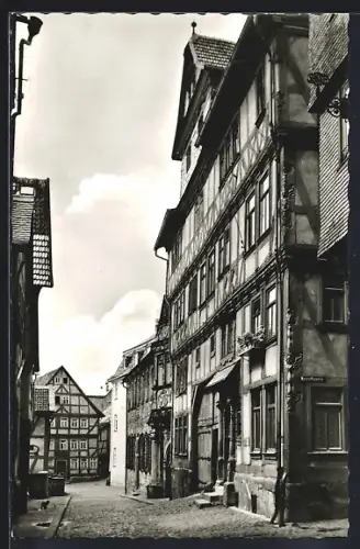 AK Alsfeld /Hessen, Rittergasse mit Neurath-Haus