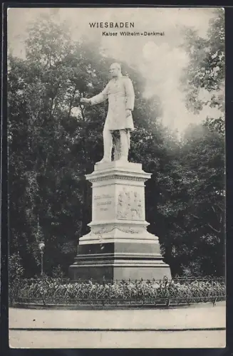 AK Wiesbaden, Kaiser Wilhelm-Denkmal