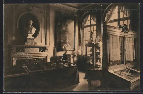 AK Frankfurt a. M., Goethe-Museum, Museumsaal