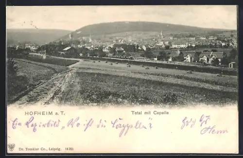 AK Hofheim a. T., Totalansicht mit Capelle