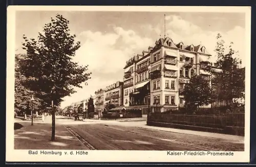 AK Bad Homburg v. d. Höhe, Kaiser-Friedrich-Promenade