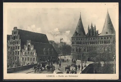 AK Lübeck, Partie am Holstentor