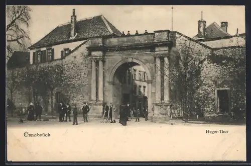 AK Osnabrück, Heger-Tor, Panorama