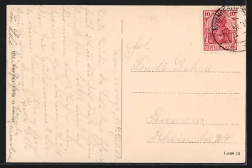 AK Wangeroog, Strand bei Flut