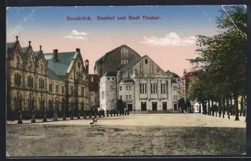 AK Osnabrück, Domhof und Stadttheater