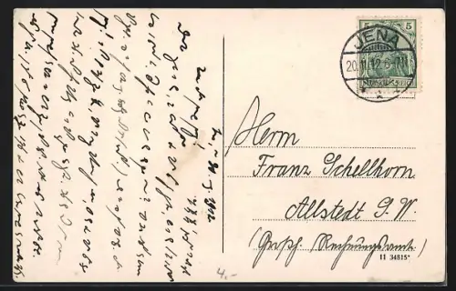 AK Jena, Forsthaus, Aussichtsturm