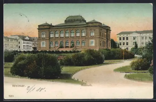 AK Weimar / Thüringen, Museum