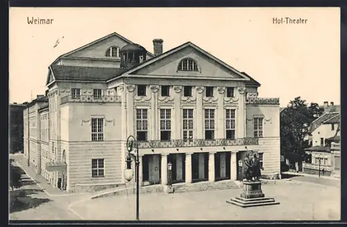 AK Weimar / Thüringen, Hof-Theater