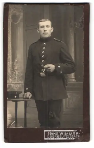 Fotografie Hans Wimmer, Oberbeutelsbach, Soldat in Uniform