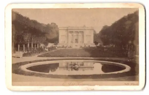 5 Fotografien Neurdein Freres, Paris, Ansicht Versailles, Schloss, Chateau, petit Trianon, Bassin de Neptun