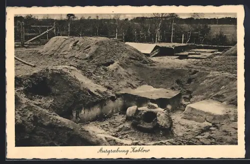 AK Kablow, Ausgrabungslager