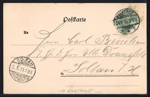 AK Vegesack, Gasthof Strandlust