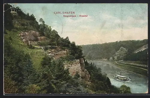 AK Carlshafen, Sängerklippe, Wesertal