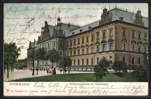 AK Hamburg-Neustadt, Strafjustizgebäude am Holstenplatz