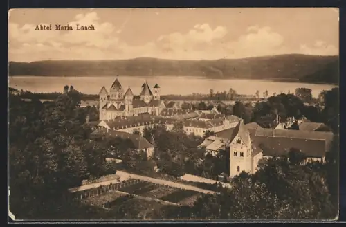 AK Maria Laach, Abtei Maria Laach mit See