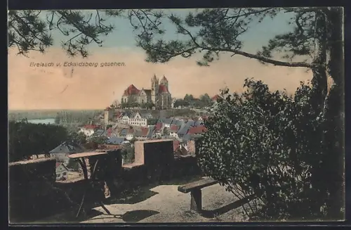 AK Breisach, Ansicht vom Eckartsberg auf Stadt und Münster