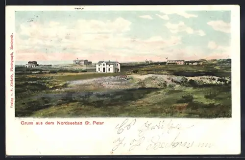 AK St. Peter / Nordsee, Ansicht des Nordseebades