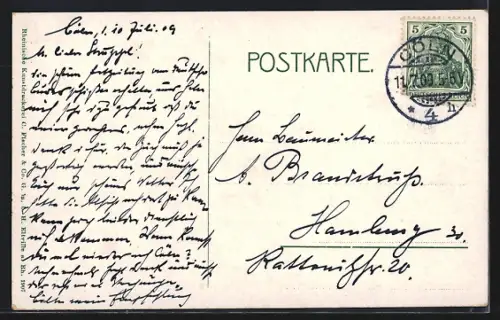 AK Rolandseck a. Rh., Drachenfels, Nonnenwerth, Rheinansicht