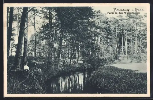 AK Rotenburg i. Hann., Partie in den Wasserfluren