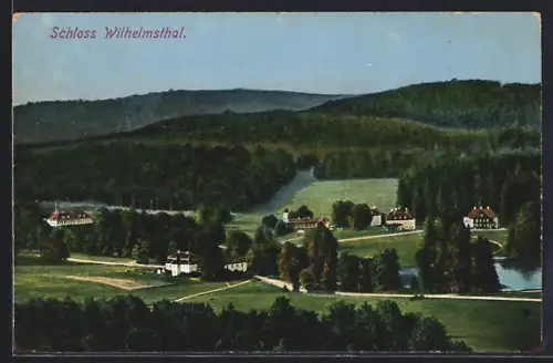 AK Wilhelmsthal / Thüringen, Schloss Wilhelmsthal und Parkanlagen