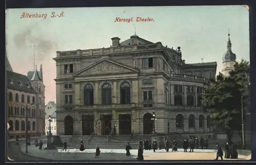 AK Altenburg /S.-A., Herzogliches Theater