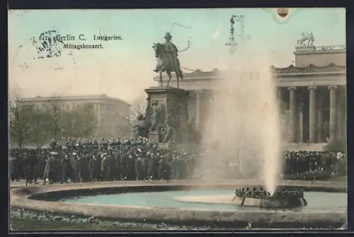 AK Berlin, Lustgarten, Mittagskonzert