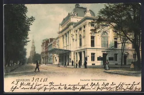 AK Hamburg-St.Georg, Deutsches Schauspielhaus