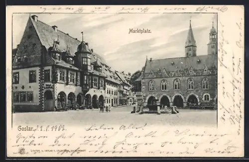 AK Goslar, Marktplatz