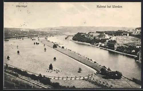 AK Werden, Ruhrtal, Villa Hügel
