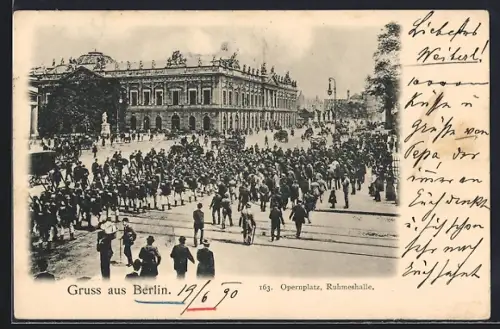 AK Berlin, Opernplatz, Ruhmeshalle