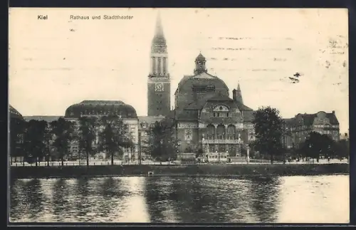 AK Kiel, Rathaus und Stadttheater