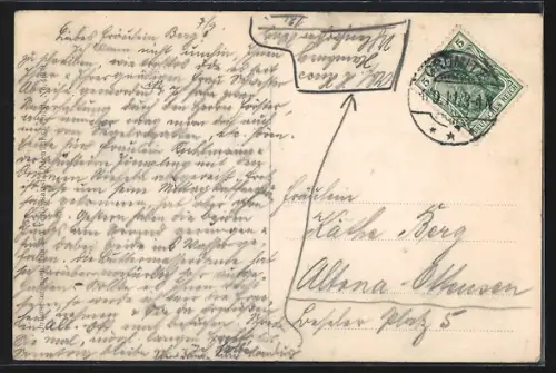 AK Grömitz i. H., Strand mit Booten und Badehäusern