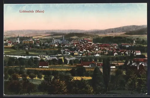 AK Lichtenfels /Main, Panoramaansicht der Stadt