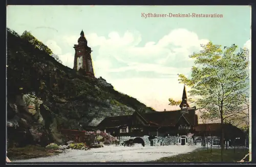 AK Kyffhäuser, Kyffhäuser-Denkmal, Restauration