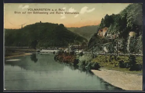 AK Volmarstein a. d. Ruhr, Schlossberg, Ruine Volmarstein