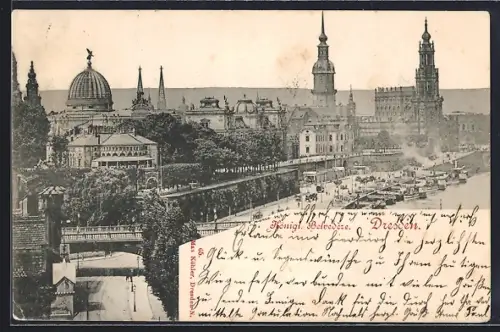 AK Dresden, Königlich. Belvedère