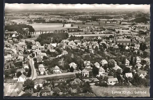 AK Lohne /Oldb., Luftbild