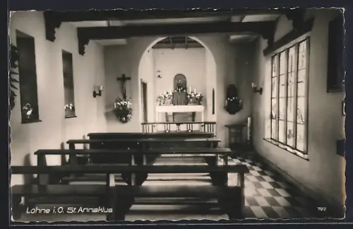 AK Lohne i. O., St. Annaklus, Innenansicht