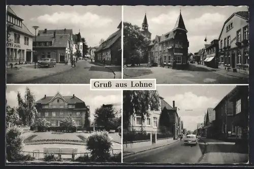 AK Lohne / O., Verschiedene Ortsansichten