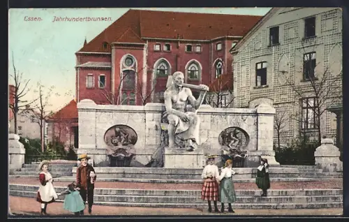 AK Essen, Jahrhundertbrunnen