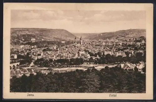 AK Jena, Totalansicht der Stadt