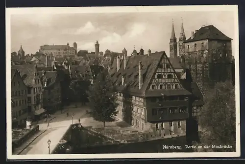 AK Nürnberg, Partie an der Maxbrücke