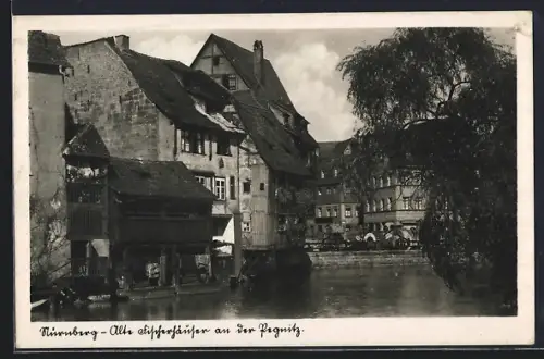 AK Nürnberg, Alte Fischerhäuser an der Pegnitz