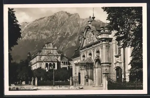 AK Bad Reichenhall, Kurhaus, Kaffee Flora