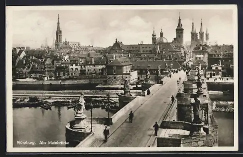 AK Würzburg, Alte Mainbrücke