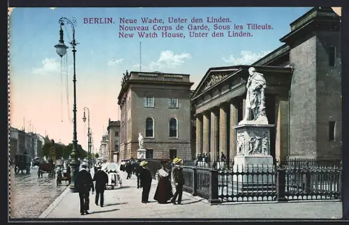 AK Berlin, Neue Wache, Unter den Linden