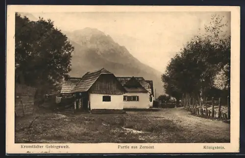 AK Zernest, Partie aus Zernest, Königstein