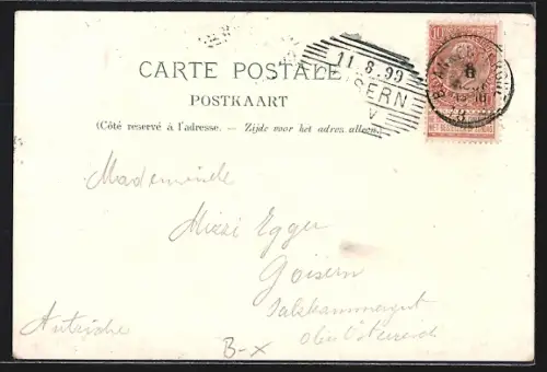 Lithographie Blankenberghe, La plage, Vue de Port, Le Pier