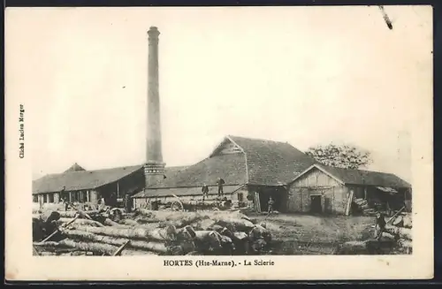 AK Hortes /Hte-Marne, La Scierie