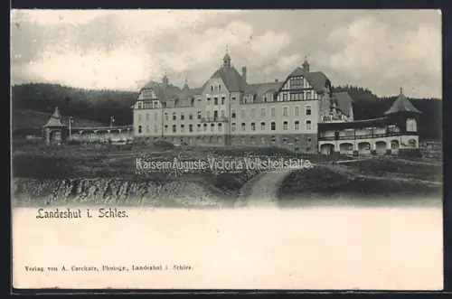 AK Landeshut i. Schles., Kaiserin Auguste Victoria Volksheilstätte